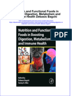 Nutrition And Functional Foods In Boosting Digestion Metabolism And Immune Health Debasis Bagchi download pdf chapter
