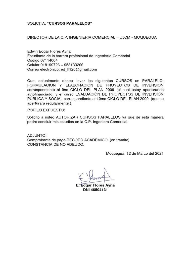 Cursos Paralelos | PDF