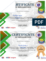 certificate of honors 2024