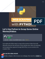Let's Use Python to Scrap Some Online Movies_Videos _ by Peng Cao - Freedium