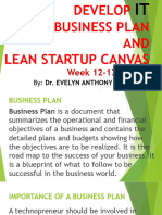 Chapter 6 Develop IT Business Plan and Lean Startup Canvas by Doc EVY