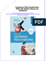 Atlas Of Uncommon Pain Syndromes 4E True 4Th Edition Steven D Waldman full chapter