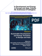 Sustainable Development and Energy Transition in Europe and Asia Volume 9 Bernadette Andreosso Ocallaghan Full Download Chapter