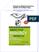 Objective Biology For Medical Entrance Examinations Vol Ii Rajiv Vijay Download PDF Chapter