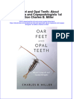 Oar Feet And Opal Teeth About Copepods And Copepodologists 1St Edition Charles B Miller download pdf chapter