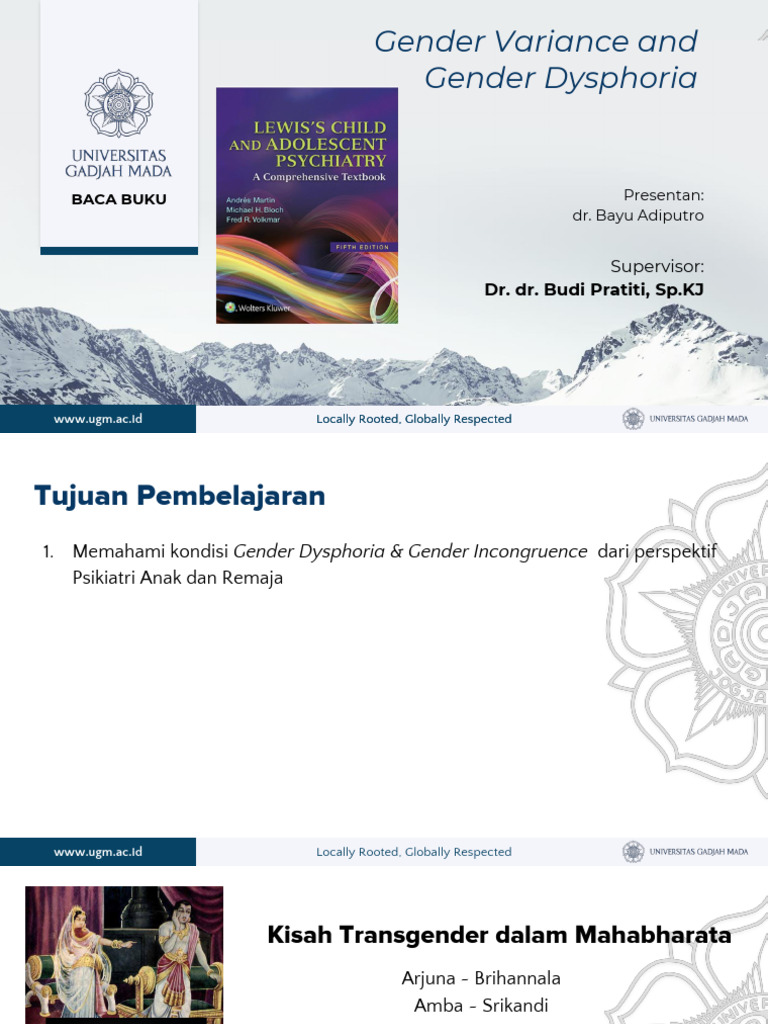 (Baca Buku) Gender Variance and Gender Dysphoria - Bayu 040423 | PDF ...
