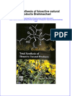 Total Synthesis of Bioactive Natural Products Brahmachari Ebook Full Chapter