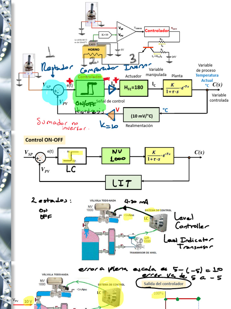 Control On-Off y Zona Muerta | PDF | Ingeniería Electrónica | Electrónica