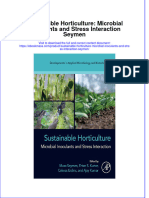 Sustainable Horticulture Microbial Inoculants and Stress Interaction Seymen Full Download Chapter