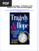 Tragedy and Hope A History of The World in Our Time Carroll Quigley Ebook Full Chapter