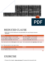 Reduce Clause