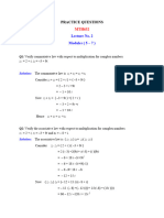 MTH632 Practice Questions Lecture 2 - SOLUTION