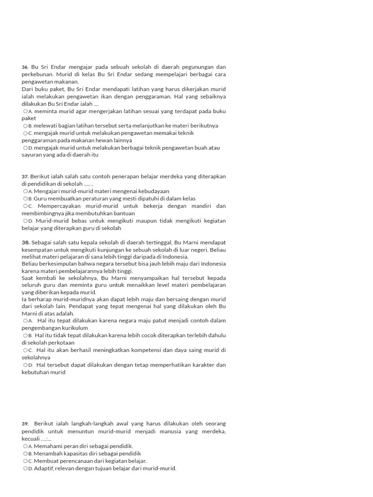 Latihan soal sjt pppk guru pdf karier perkembangan