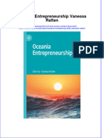 Oceania Entrepreneurship Vanessa Ratten download pdf chapter