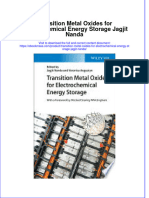 Transition Metal Oxides For Electrochemical Energy Storage Jagjit Nanda Ebook Full Chapter