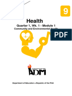 Health9 - q1 - Mod1 - Community and Environmental Health - v3