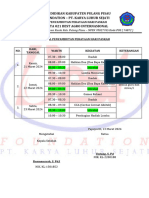 Jadwal Penyambutan Perayaan Hari Paskah SDS 021 Bai