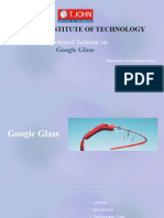 Google Glass PPTX - Charan Kumar K