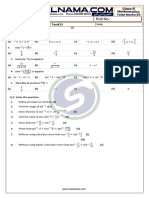 T13 Chapter Wise Test Maths Chapter 13 1st Year