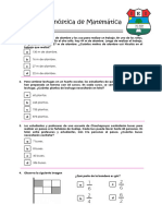 Prueba Diagnóstica de Matemática