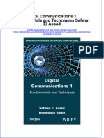 Digital Communications 1 Fundamentals And Techniques Safwan El Assad full chapter