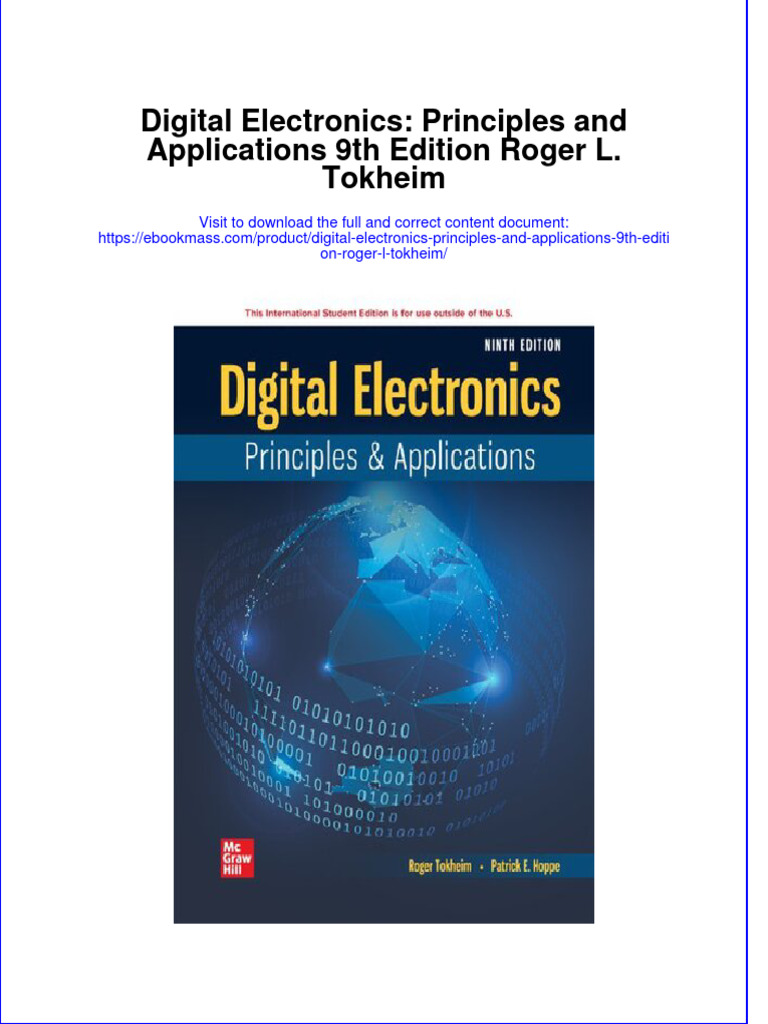Digital Electronics Principles and Applications 9Th Edition Roger L