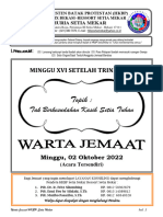 Warta Warta Minggu 02 Oktober 202220221005052721