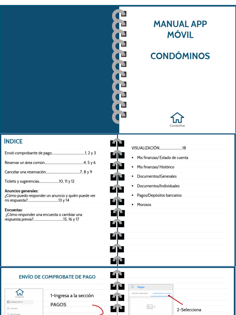Manual de Usuario para la App CondoVive | PDF | Condominio
