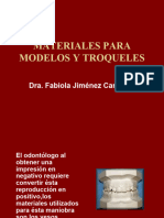 Materiales para Modelos y Troqueles Fabi