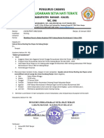 Surat Edaran Mobilisasi Peserta PSHT Banjar Bersholawat II