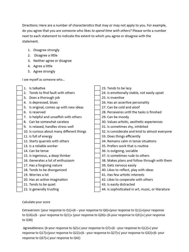 the-big-five-inventory-pdf-psychological-theories-social-psychology