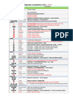 CALENDARIO ACADÉMICO ESLE - 2024