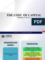 Pertemuan 11-12 - Cost of Capital