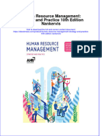 Human Resource Management Strategy and Practice 10Th Edition Nankervis Full Chapter