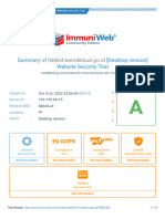 ImmuniWeb Website Security Test Report - Website Lldikti4