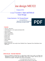 Spur and Helical Gear Design