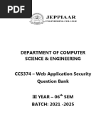 Ccs374 Web Application Security