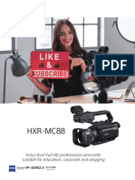 HXR-MC88 Brochure