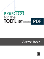 Hackers Apex Listening For The TOEFL Ibt Expert (Answer Book)