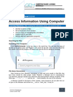 2.2-3 Access Information Using Computer