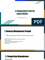 9.konsep Manajemen Proyek Konstruksi