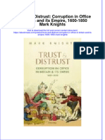 Trust And Distrust Corruption In Office In Britain And Its Empire 1600 1850 Mark Knights  ebook full chapter