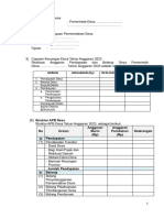 Format ISIAN KK Desa