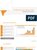 Mercom India Solar Market Update Q12022 Exec Summary