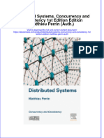 Distributed Systems Concurrency And Consistency 1St Edition Edition Matthieu Perrin Auth full chapter