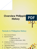 Overview Phil. History Revised Mr. Angelo Porciuncula