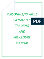 Paymaster Manual