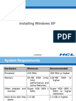 12 Installing Window XP