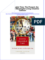 Doing Valuable Time The Present The Future and Meaningful Living Cheshire Calhoun Full Chapter