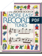 The Usborne book of More Easy Recorder Tunes by Anya Suschitzky
